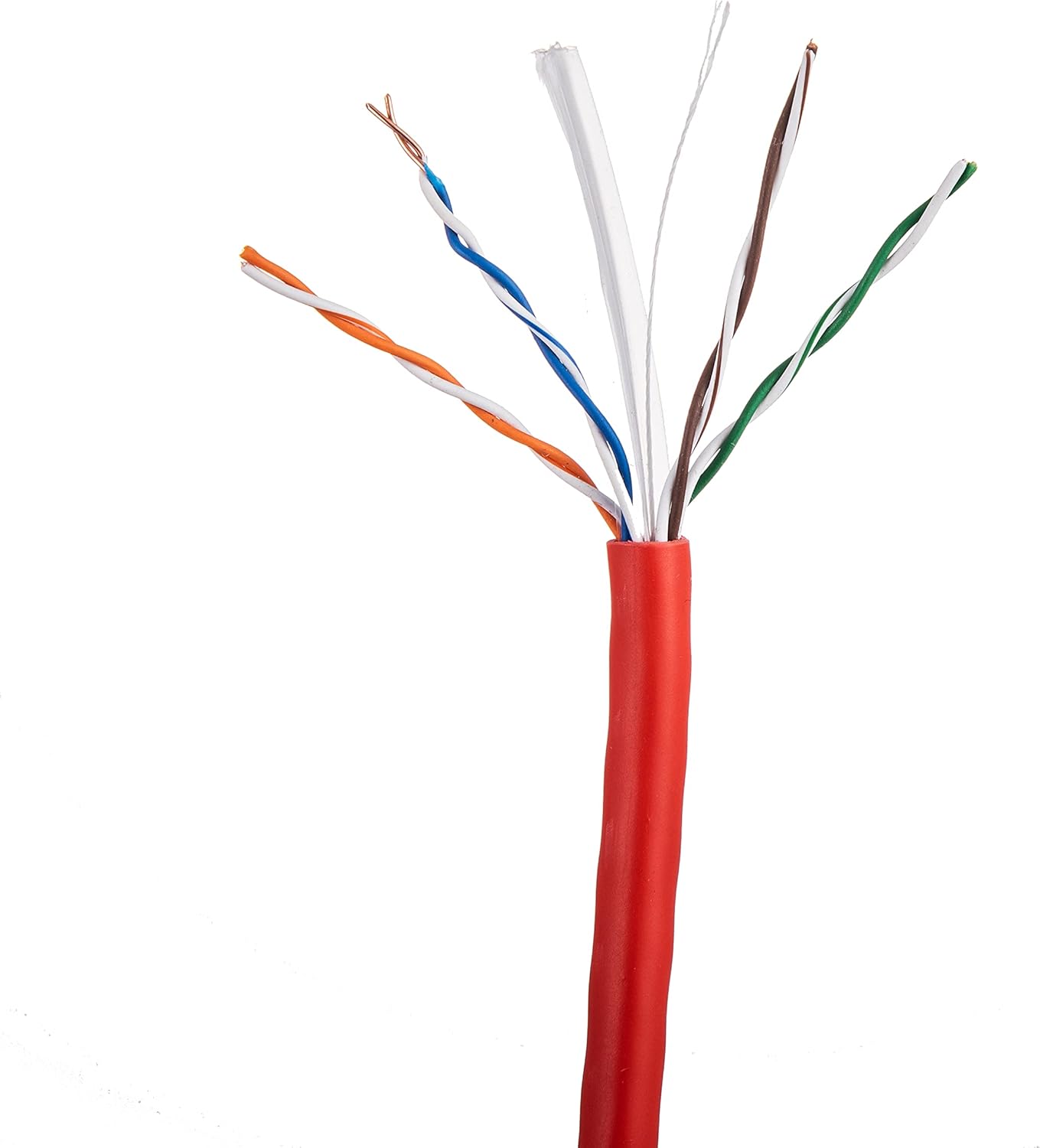 1000ft CAT6 Solid Ethernet LAN UTP 23AWG Network Cable (Orange) G450