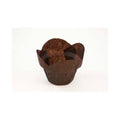 Brown Tulip Baking Cup, 1500, Bottom Diameter 2 inch, Height 2 to 2.88 inch F52959