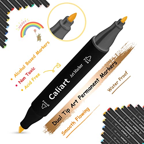 100 Colors Dual Tip Alcohol Based Markers P171748