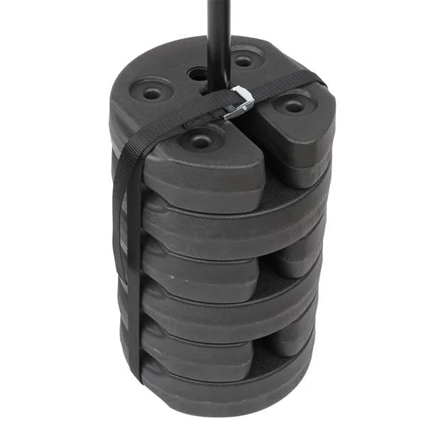 Black Water Fillable Weight Plates for Tent Canopy M828