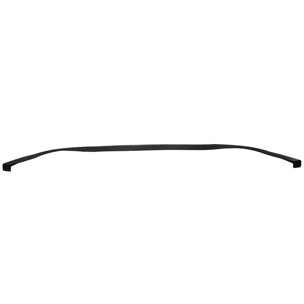 Front Bumper Lip Spoiler Unpainted Black PU Poly Urethane W4614