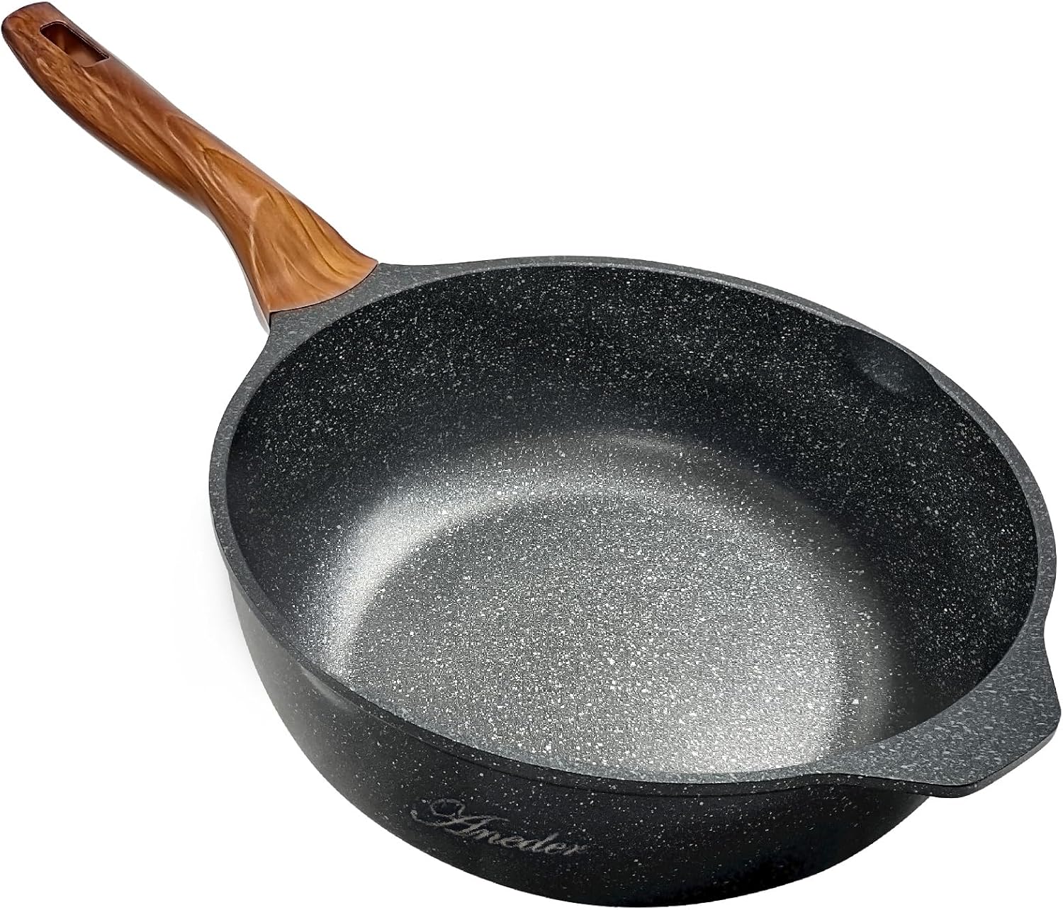12.5 Inch Cast Iron Stir Fry Pan A542839