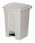 White Plastic Wastebasket V837441