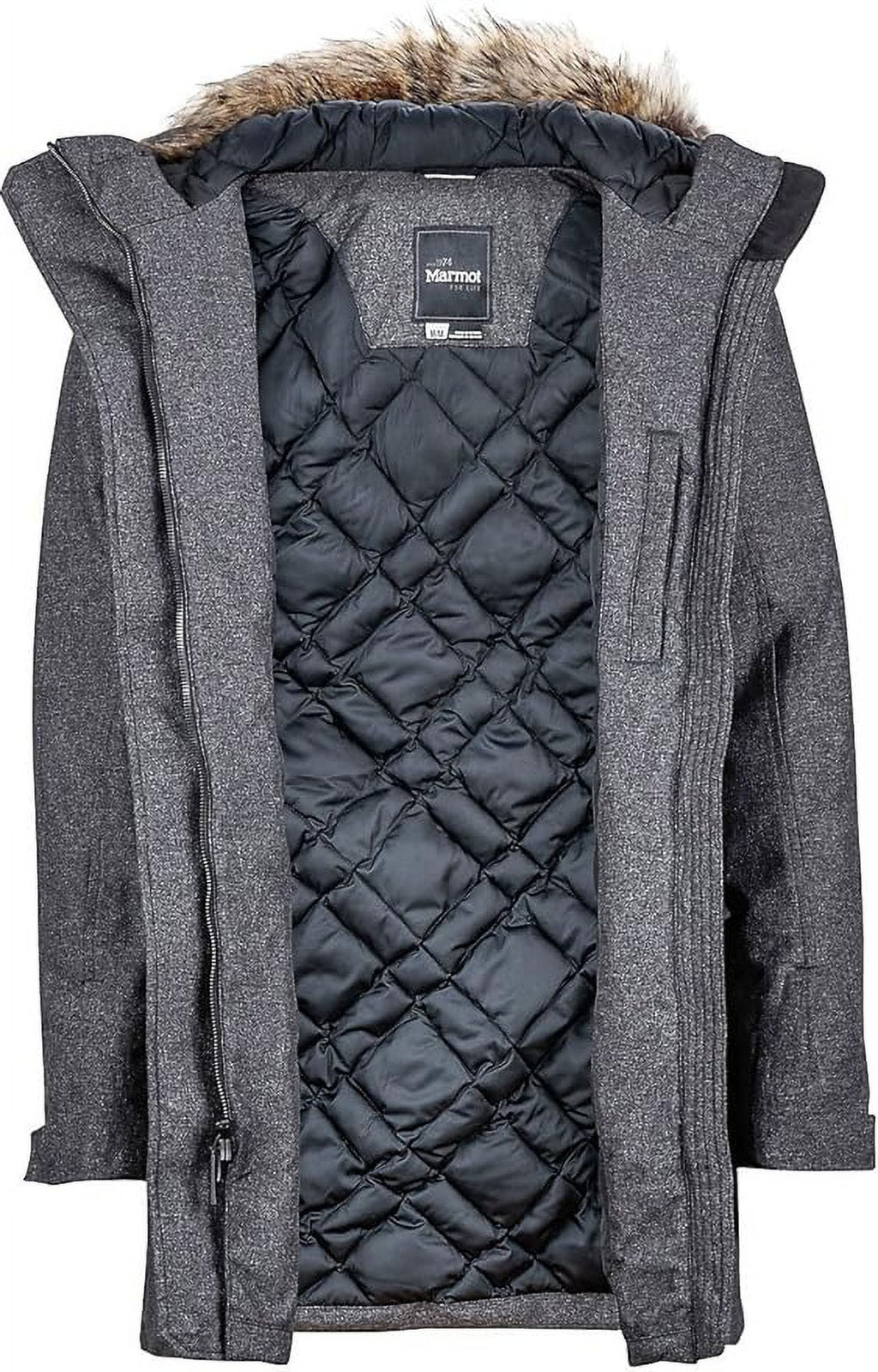 Black Large Featherless Jacket W3185