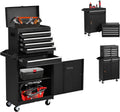 Black 5-Drawer Rolling Tool Chest with Wheels L371263