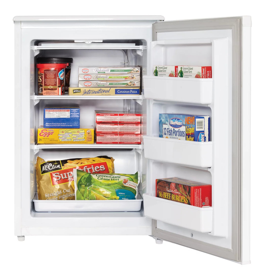 White 4.3 Cu. ft. Upright Freezer R808