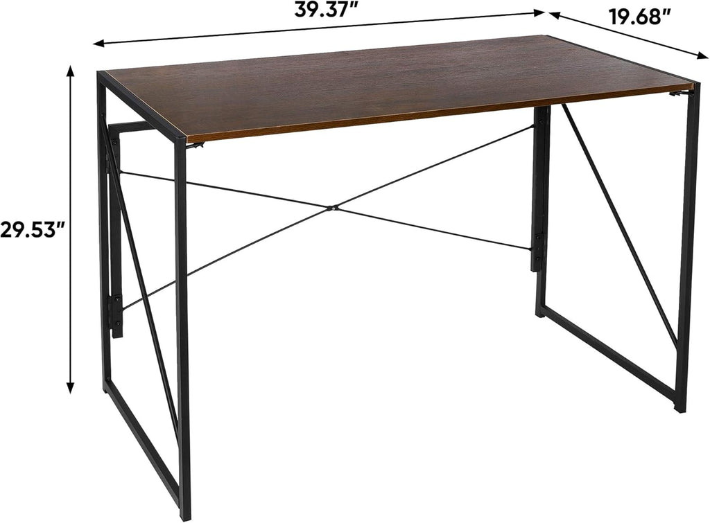 Espresso Folding Computer Desk P493743