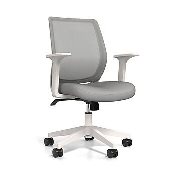 Gray Mesh Back Fabric Task Chair I2602