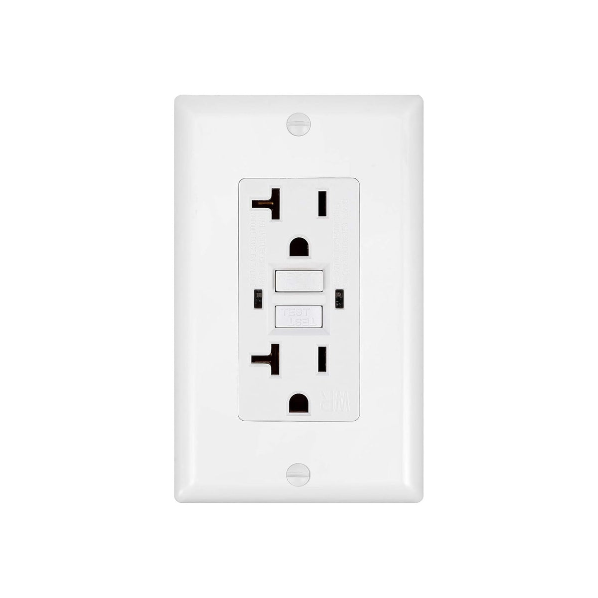 White Weather Resistant 20 Amp GFCI Outlet Receptacle, 10 Pack A901