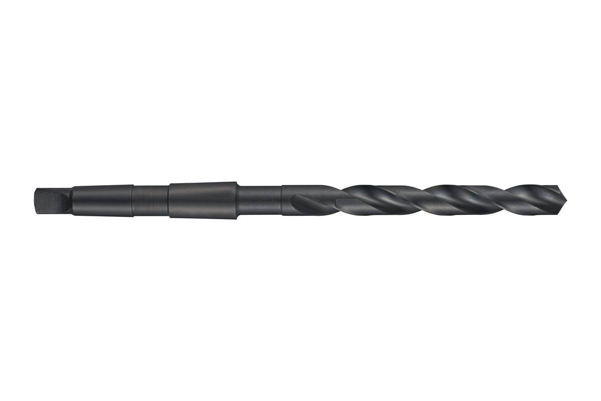 Taper Shank Drill, High Speed Steel, Steam Oxide Coating, Head Diameter 30.25 mm Q81644