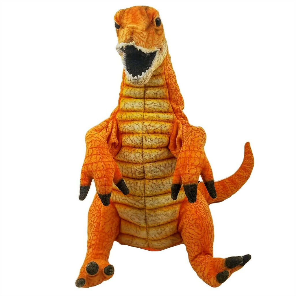 Spinosaurus Puppet 16 inch Orange D398