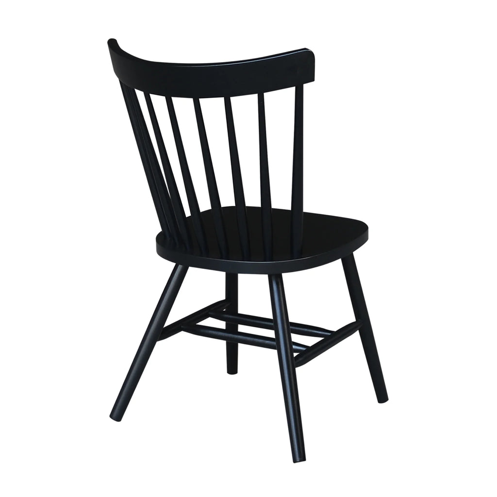 Solid Wood Dining Chair in Black G1554