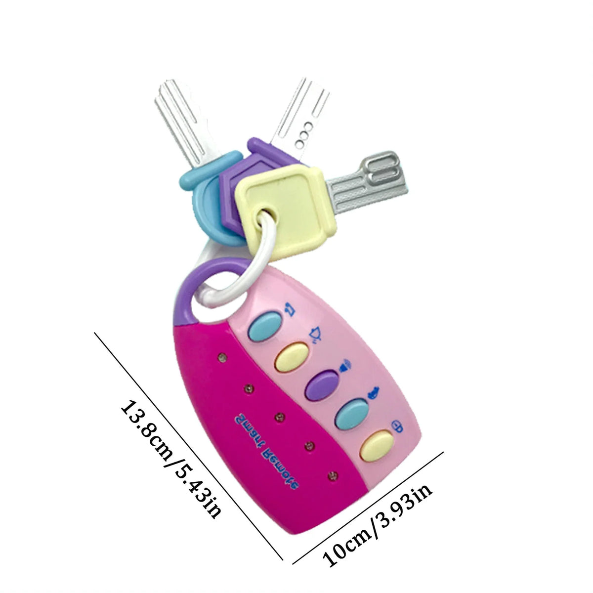 Pink Toy Car Keys With Light And Sounds Z749799