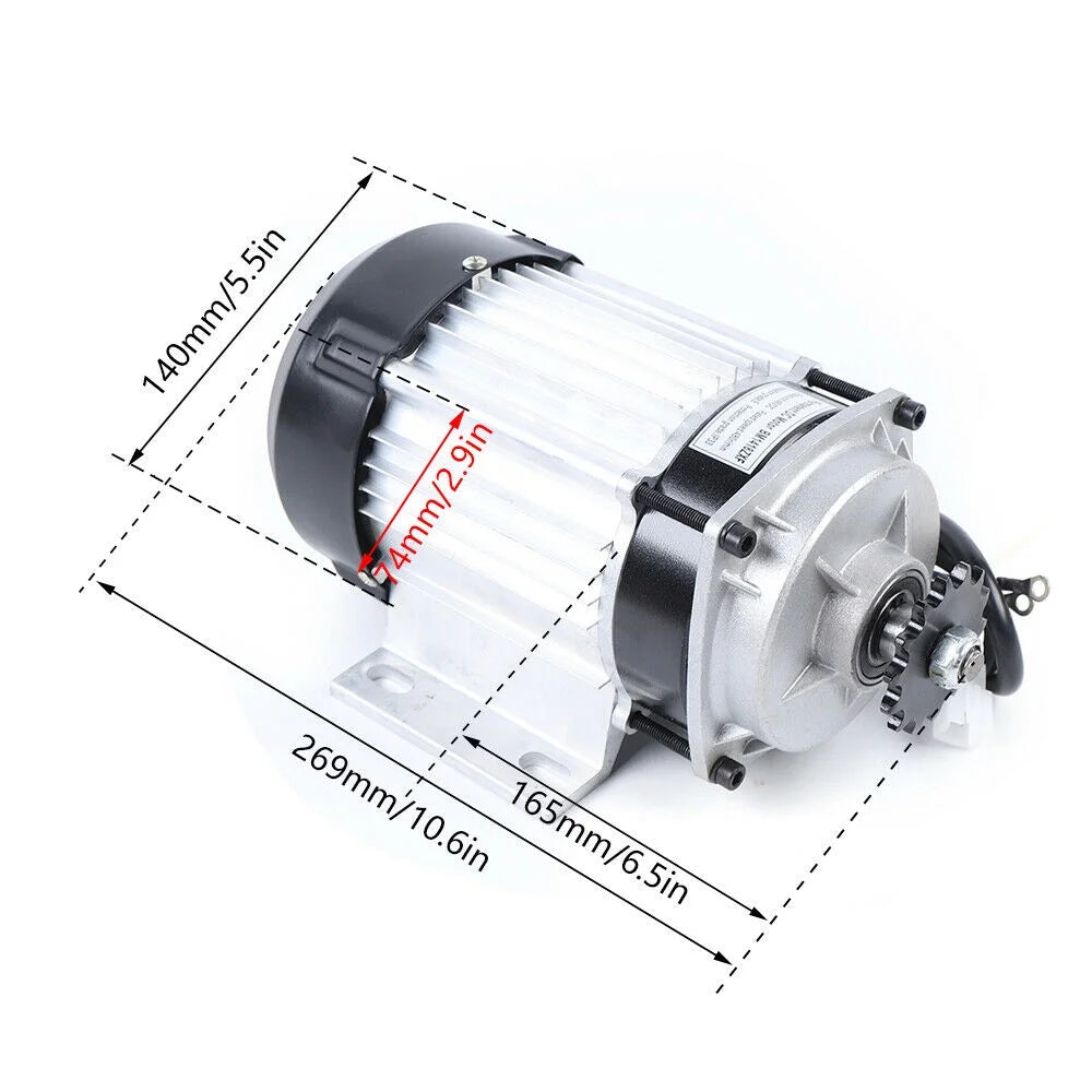 48V 750W Electric 3 Wheel Bike Brushless Motor Kit W9581