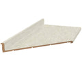 White Laminate Countertop with Backsplash J81796