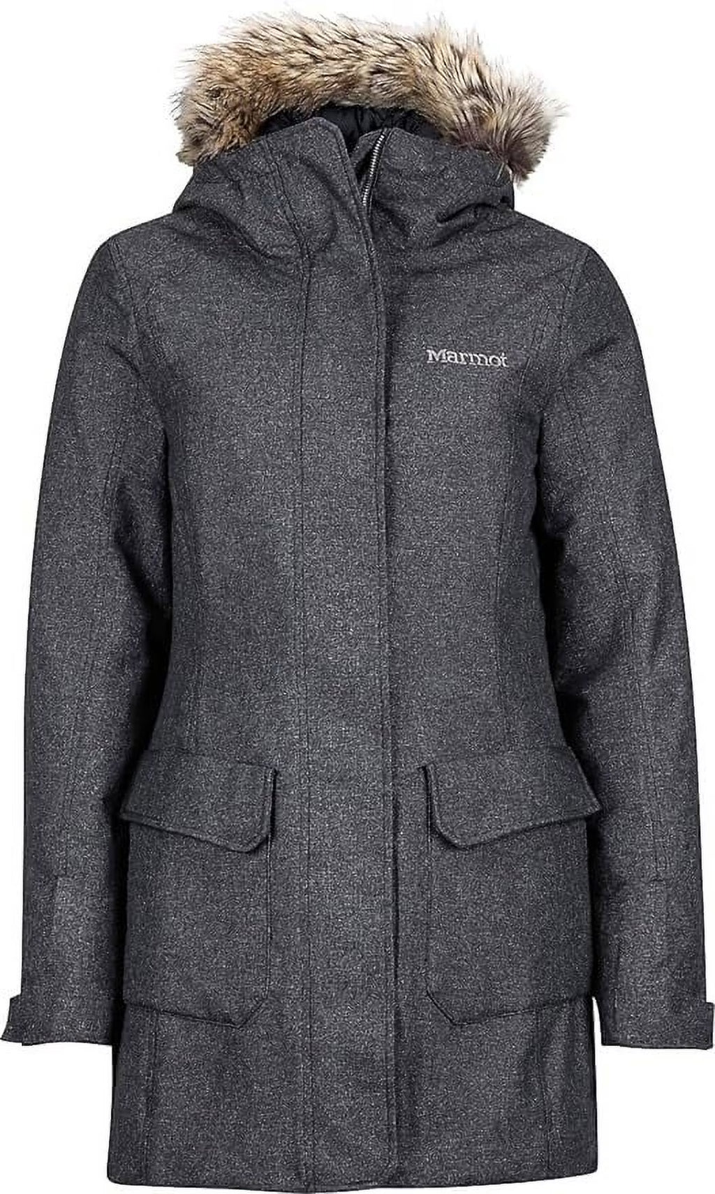 Black Large Featherless Jacket W3185