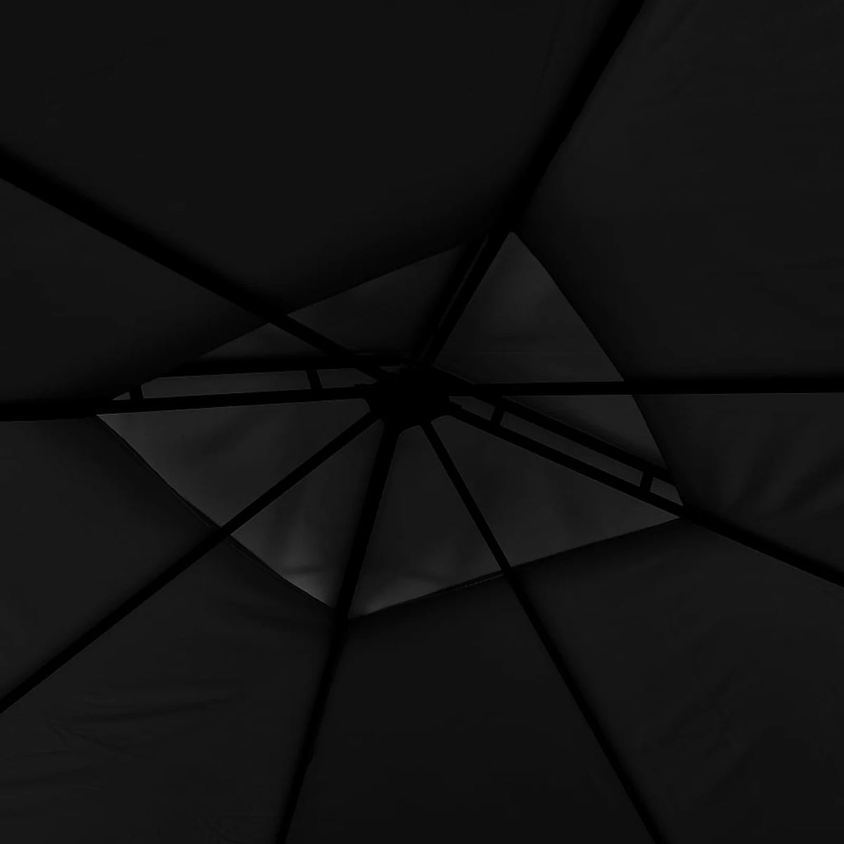 9.8'x9.8'x9' Anthracite Gazebo W624