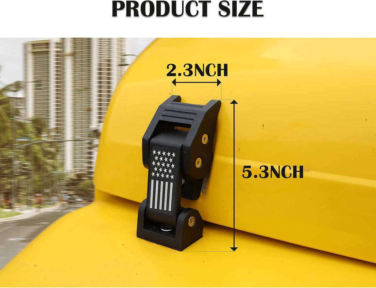 American Flag Hood Latches Aluminum Hood Catch T251270