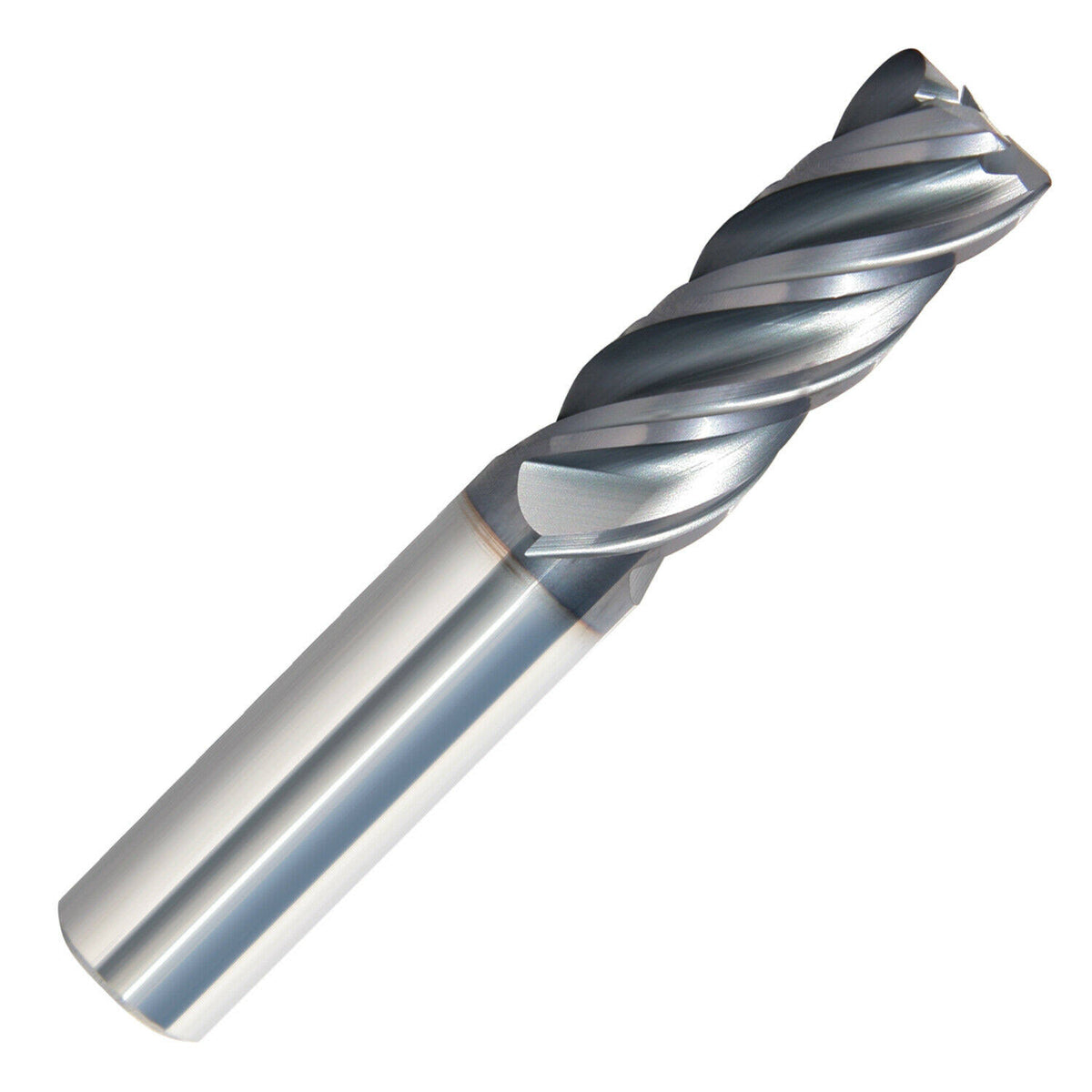 5/8x22 Corner Radius End Mill, 4 Flute, Solid Carbide, AlTiN Coated K726572