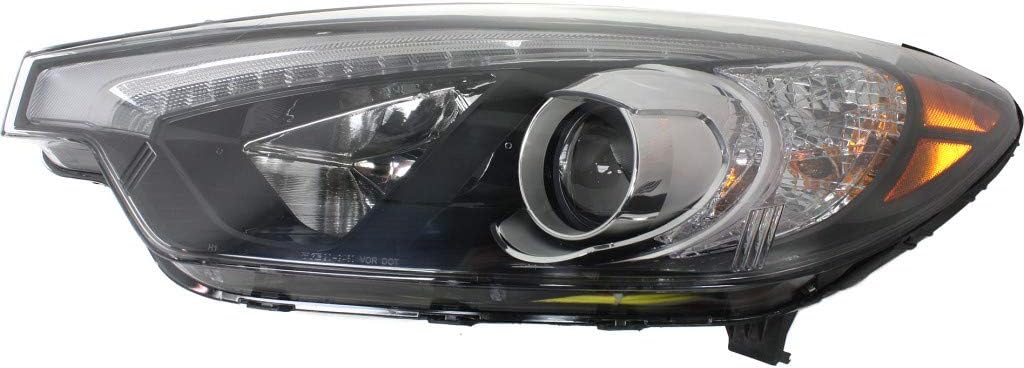 Passenger Side Halogen Headlight for Kia Forte Sedan X378715