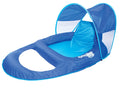 Spring Float Recliner Pool Lounger with Canopy H517998