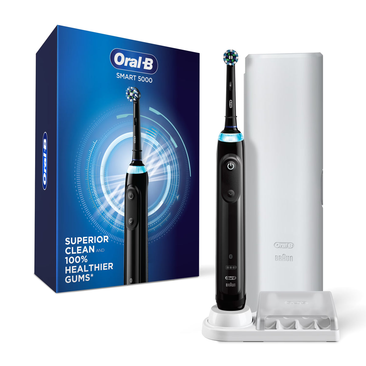 Black Electric Toothbrush with Bluetooth Connectivity L30469
