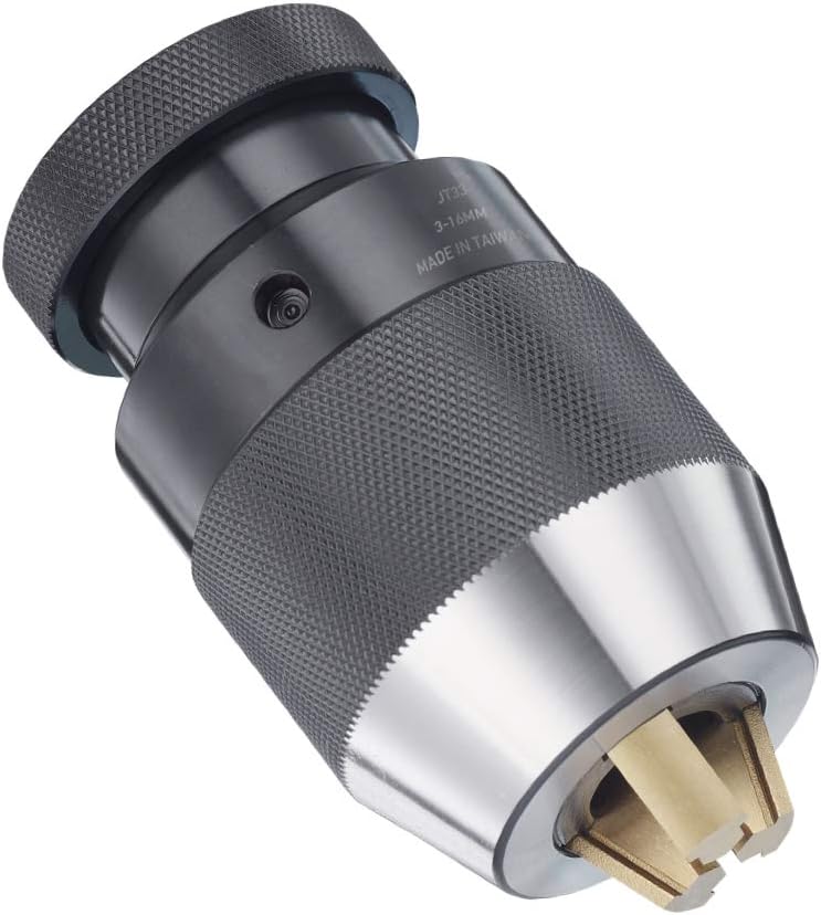 1/64"-1/2" Heavy Duty Keyless Drill Chuck, JT6 Mount, Titanium Jaws X292769