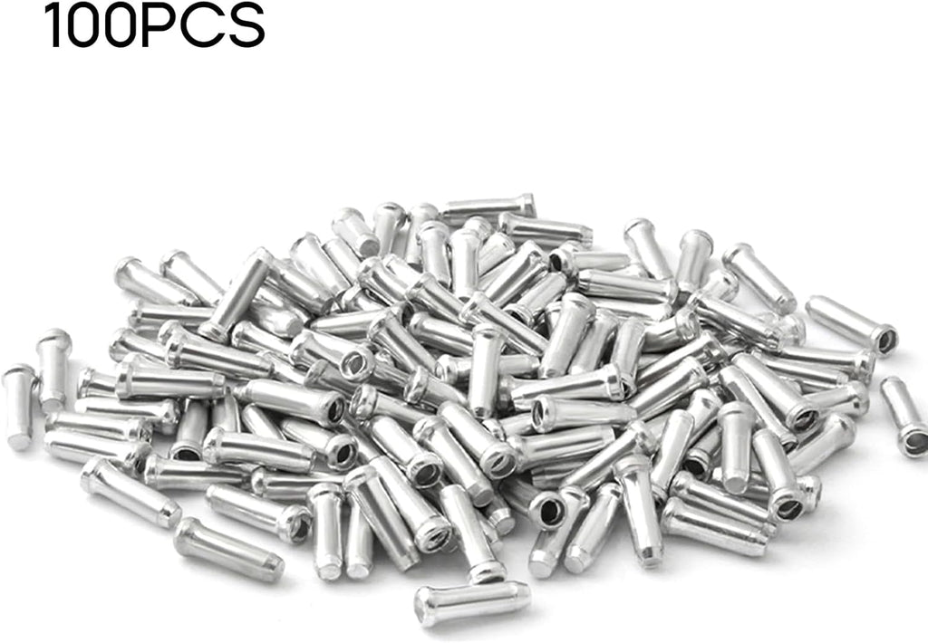 100 Pcs Aluminum Alloy Brake Cable End Caps K55432