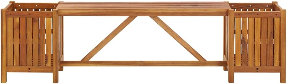 Planter Bench with Raised Plant Box L765164