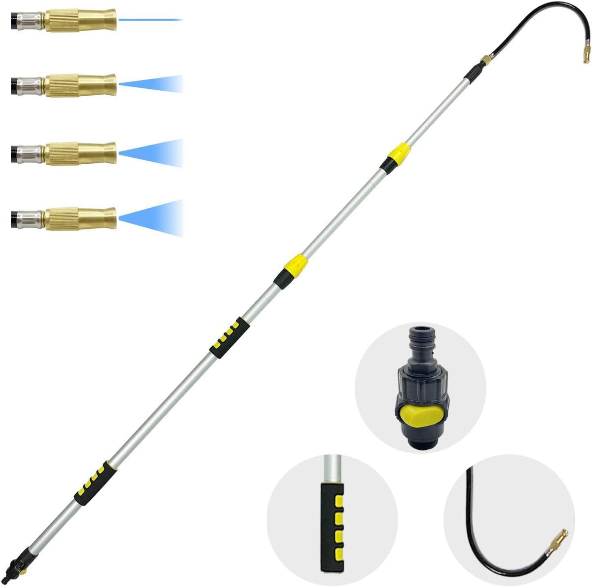 12FT Telescoping Gutter Cleaning Wand Kit Pack of 2 M69535