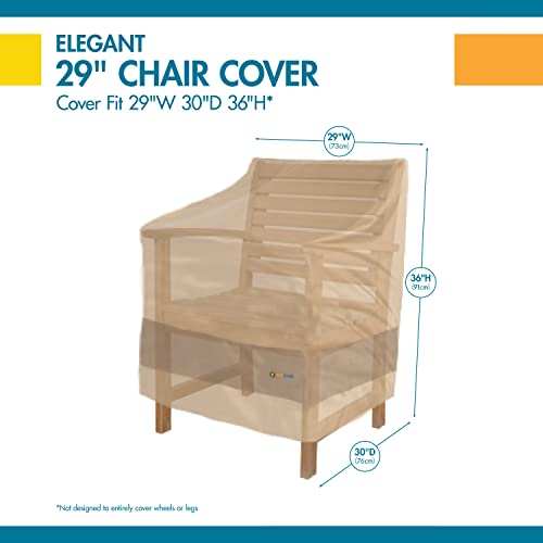 Waterproof 38 Inch W Patio Chair Cover E38419