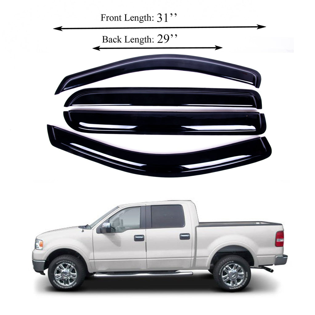 Acrylic Window Visor Sun Rain Deflector Guard D6266