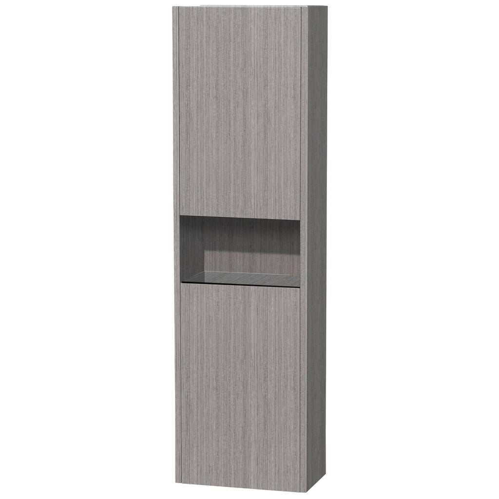 Grey Oak Wall Cabinet Q82537