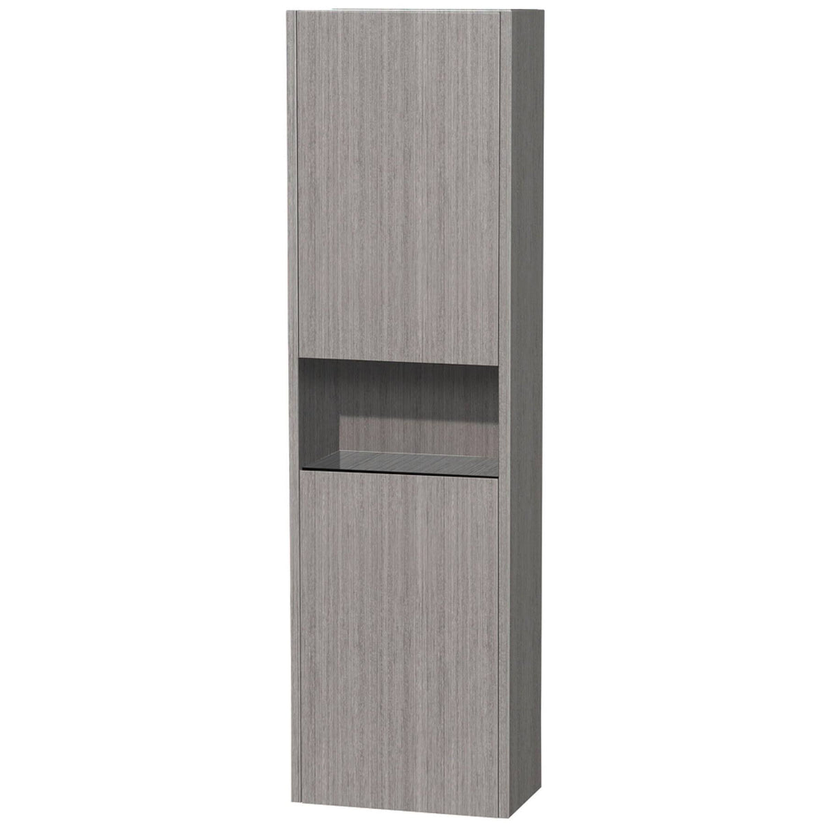 Grey Oak Wall Cabinet Q82537