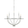 8 Light Brushed Nickel Chandelier C8187