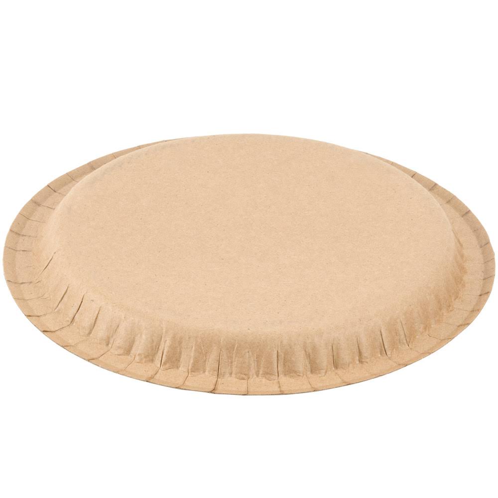 Coated Kraft Paper Plate - 400/Case W486604