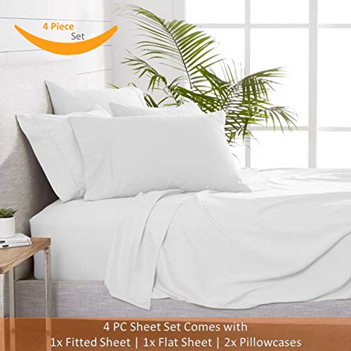 Queen 4-PC 100% Cotton Sheet Set R250