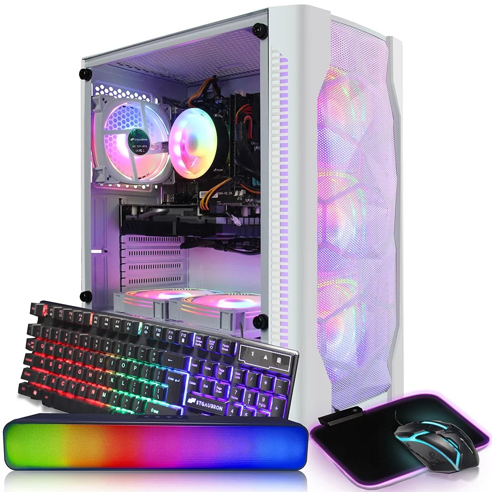 Gaming Desktop PC, Intel Core I7 3.4GHz, 16G RAM, 512G SSD, GeForce GTX 1660 Ti 6G U899419