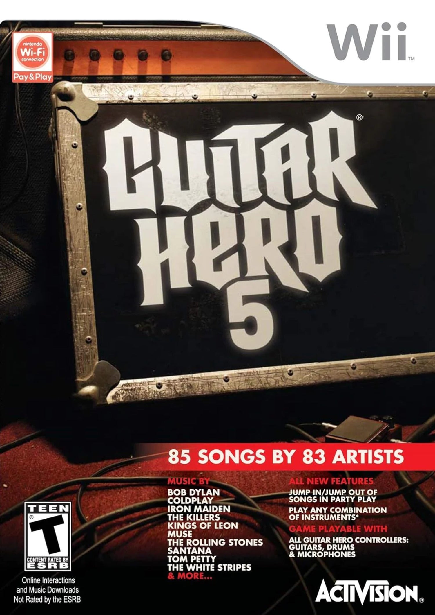 Guitar Hero 5 Nintendo Wii Q619