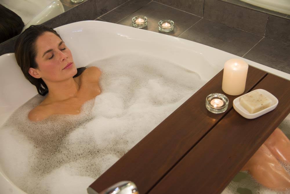Matte Black Bath Bench V14527