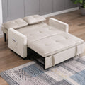 Beige Convertible Sofa Bed Loveseat A75064