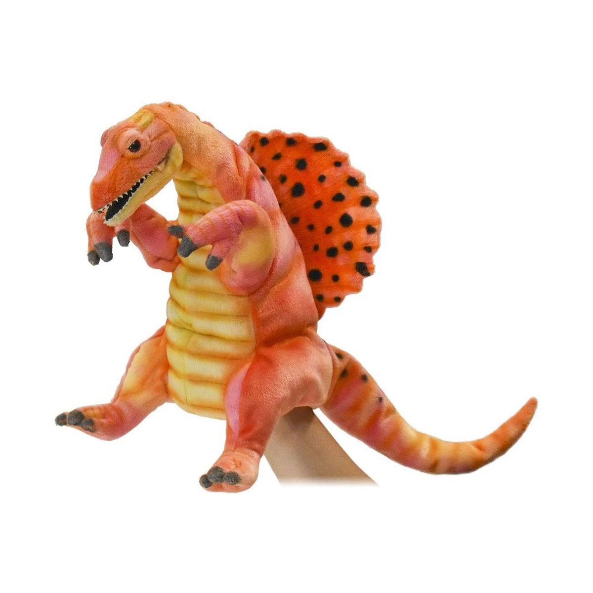 Spinosaurus Puppet 16 inch Orange D398