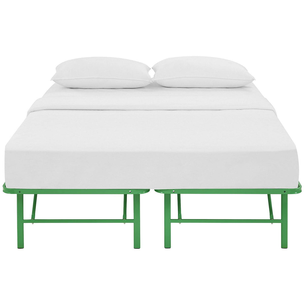 Green Full Stainless Steel Bed Frame P163469