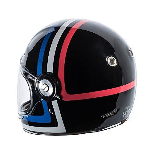 Gold Metallic Retro Full Face Helmet W478601