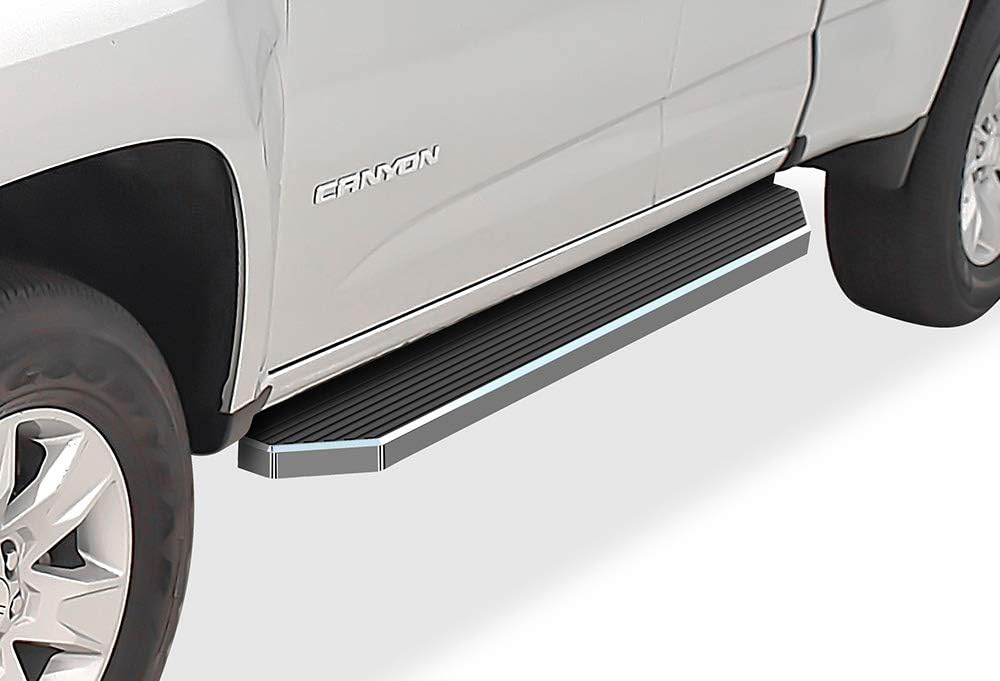 Black Powder Coated Stainless Steel Running Boards Nerf Bars Side Steps Step Rails W6187