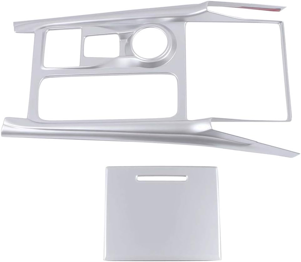 Carbon Fiber Grain Center Console Shift Frame Cover Trim Stickers 2pcs H548