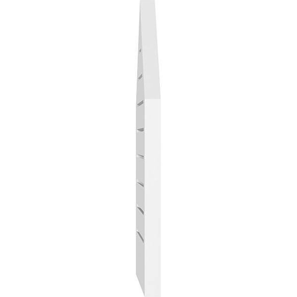 Peaked Top Surface Mount PVC Gable Vent D831