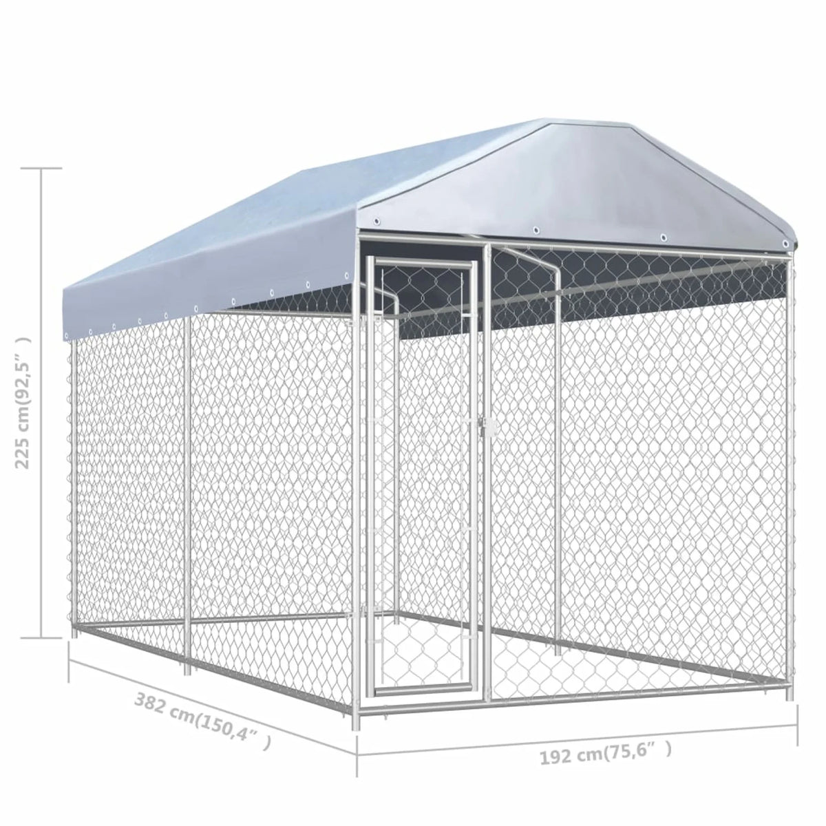 Outdoor Canopy 150.4"x75.6"x88.6" W571457