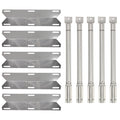 5-Pack Stainless Steel BBQ Gas Grill Tube Burner Replacement Parts Z20372