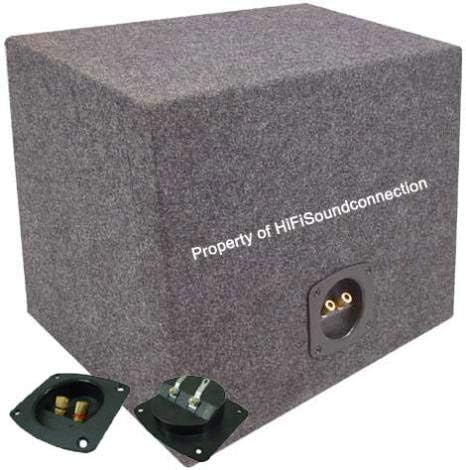Single 15 Sealed Subwoofer Box Enclosure 3/4 MDF Wood Y2184